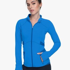 Women's Blue Zip-Up Jacket